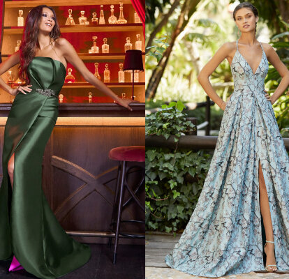 Hambre Eh Figura 160 vestidos de fiesta largos: ¡la elegancia como tendencia!