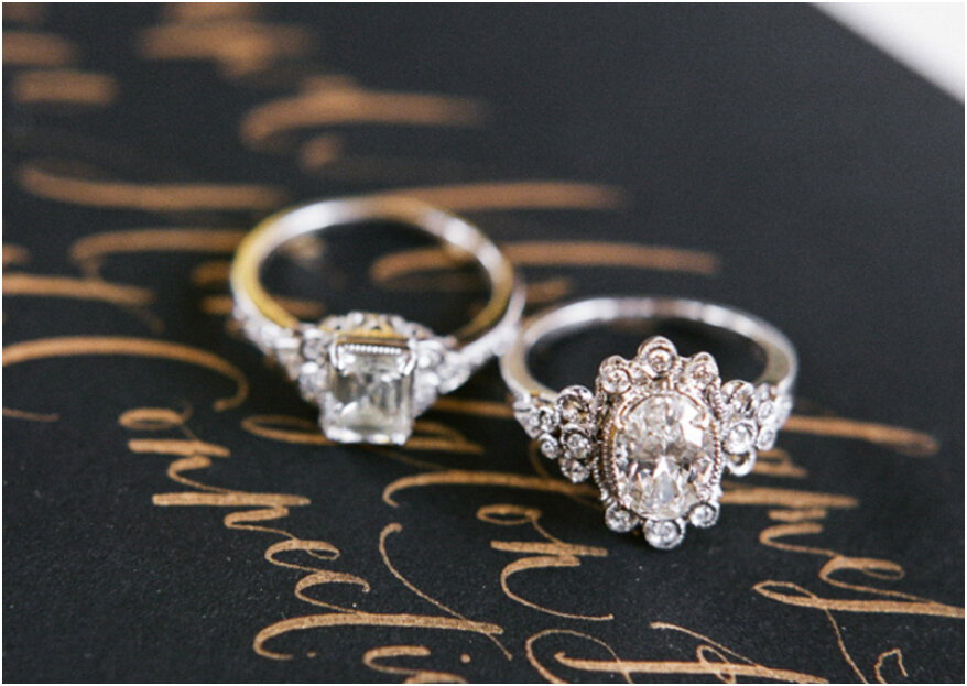 El significado de las piedras preciosas del anillo de compromiso