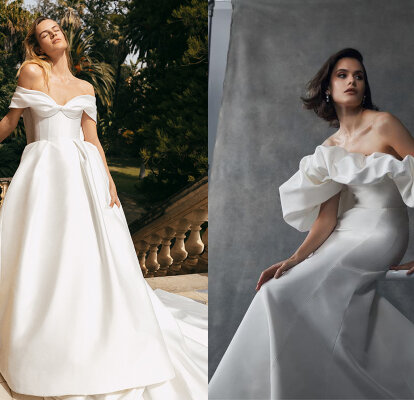 Estos son los vestidos de novia favoritos de las novias de   en 2022