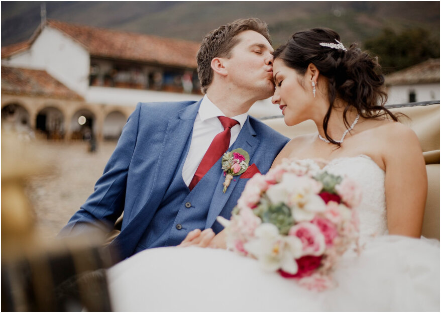 Carolina y Justin: una hermosa boda contada desde el otro lado del mundo
