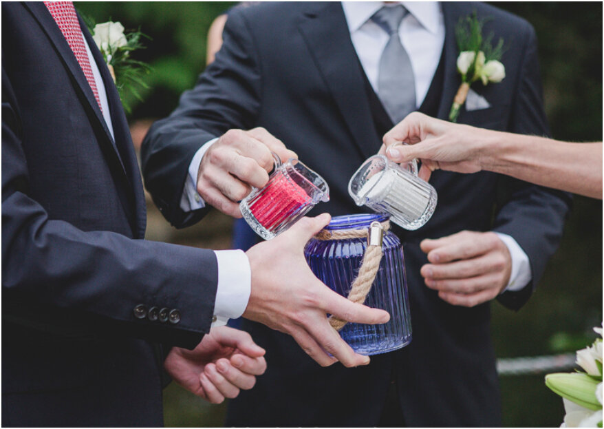Ceremonia de la arena para tu boda: ¡esto es lo que debes saber!